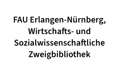 FAU Erlangen-Nürnberg, Wirtschafts- und Sozialwissenschaftliche Zweigbibliothek